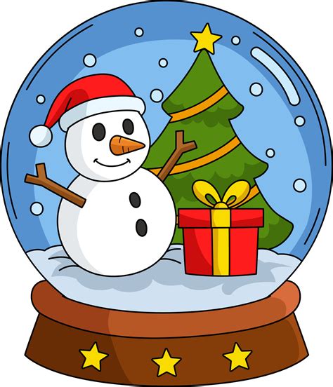 Snow globe clipart .